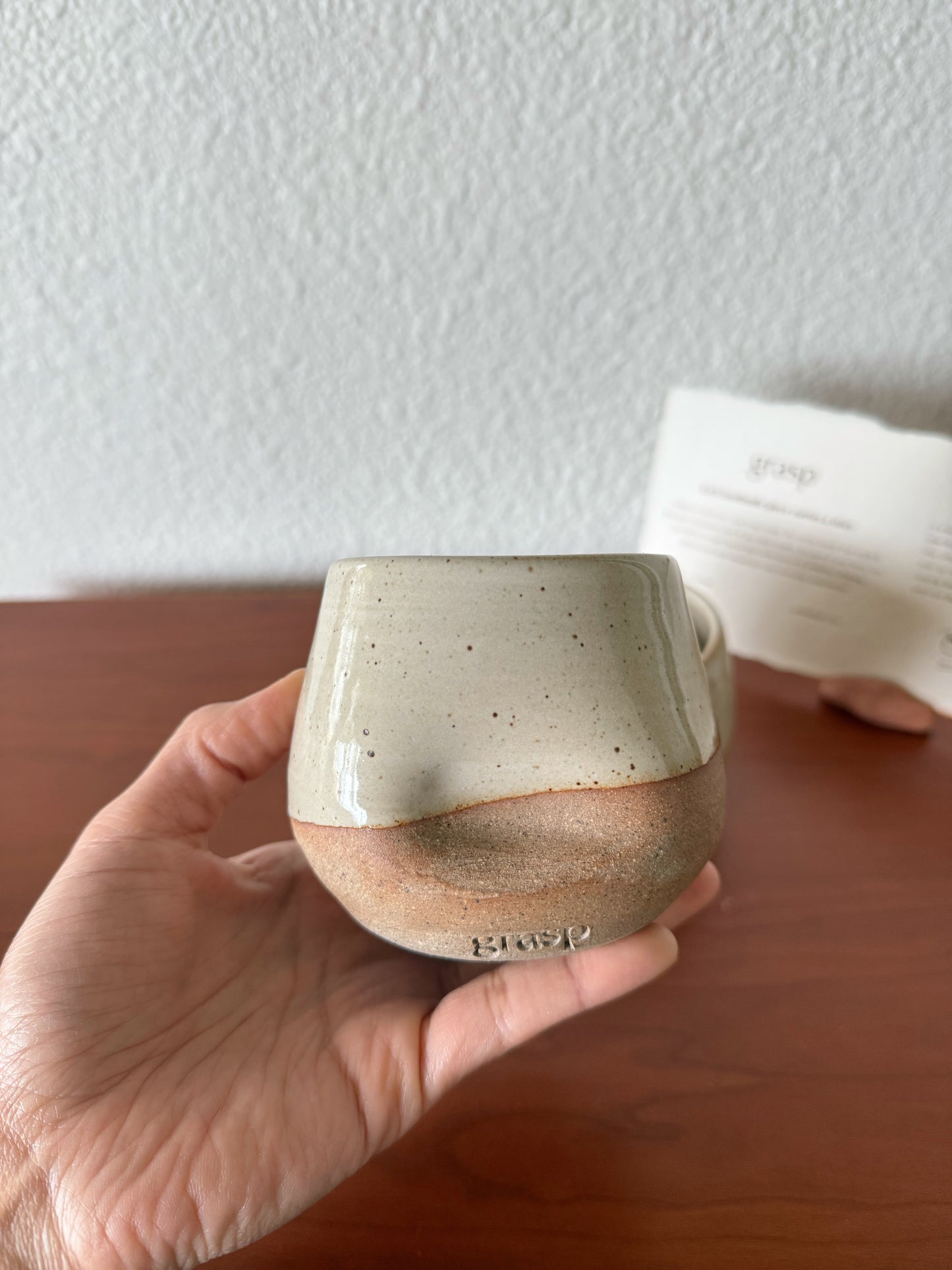 Ivory Grasp Cup