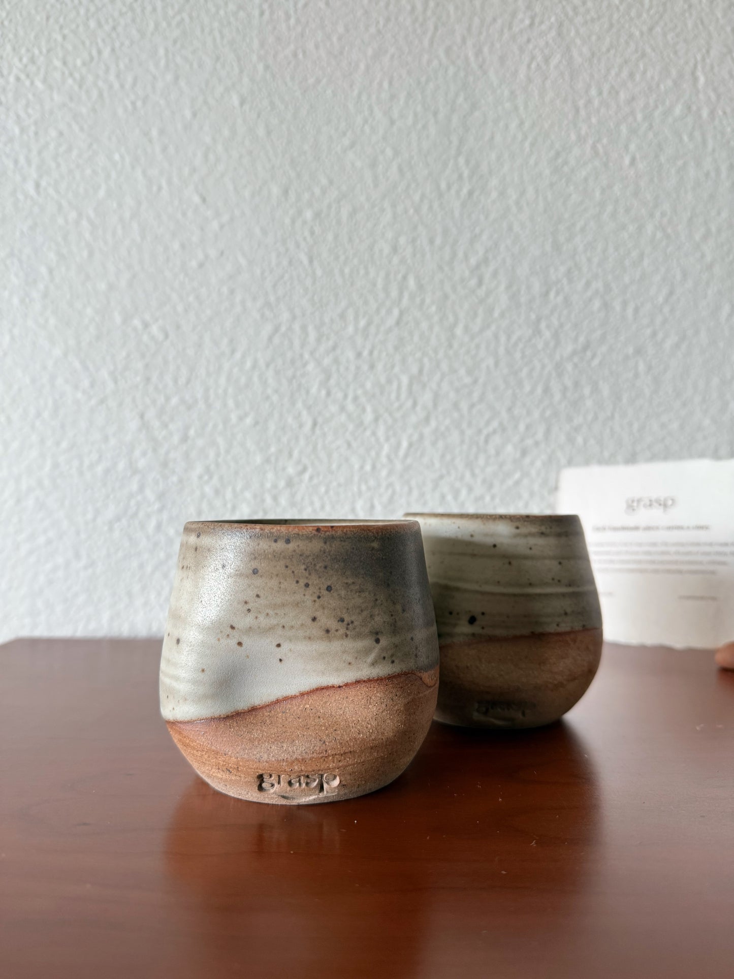 Gray Grasp Cup